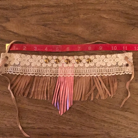 Rock Star leather choker - Picture 1 of 4